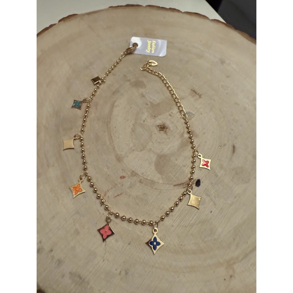 Gold Plated Anklet 11"